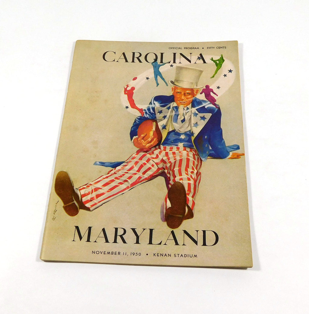 1950 Maryland at North Carolina College Football Program 11-11-50
