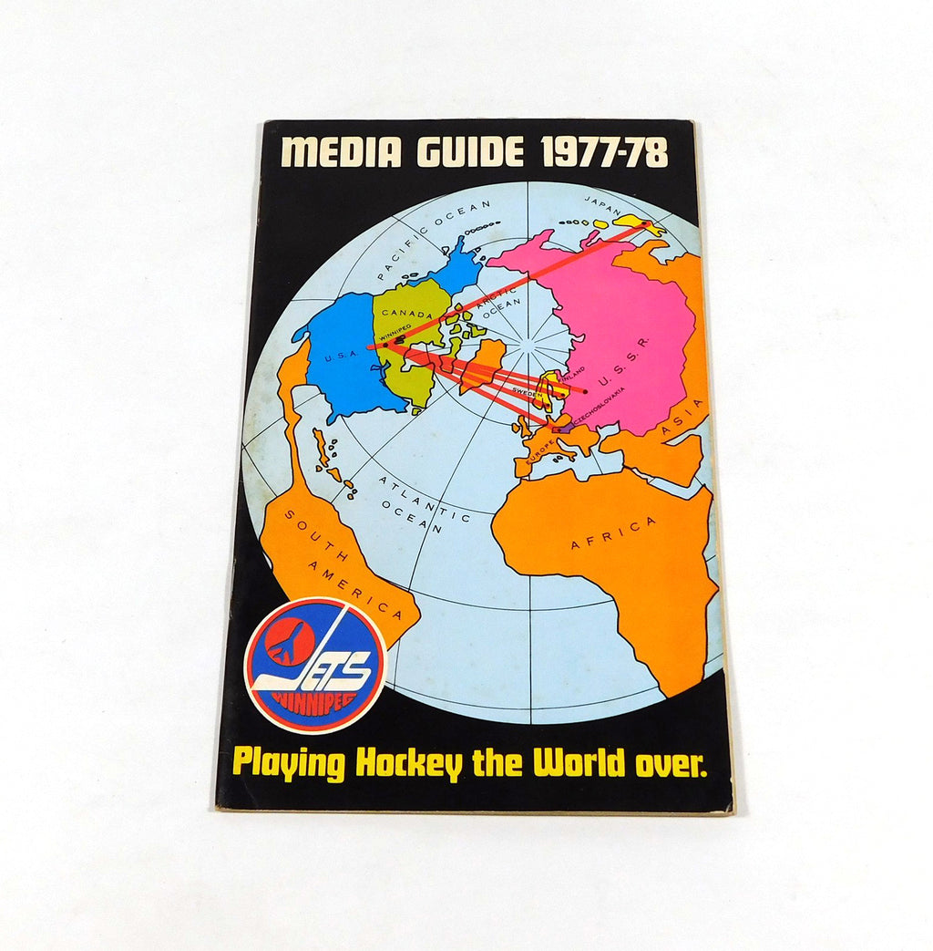 1977-78 Winnipeg Jets WHA Hockey Media Guide
