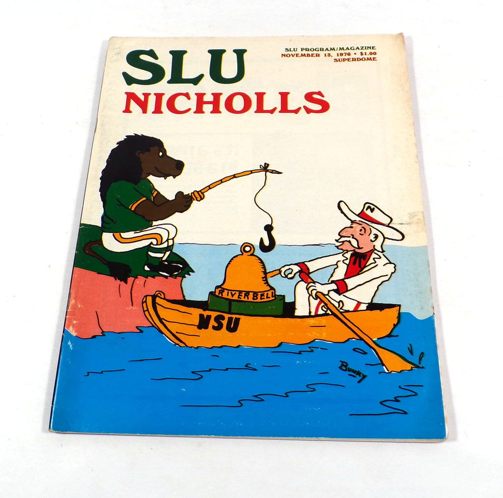 1976 Nicholls at Southeastern Louisiana College Football Program 11-13-76