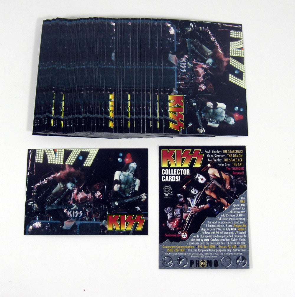 Lot of (50) 1997 Cornerstone Kiss Series 1 Promo Card (P5) Nm/Mt
