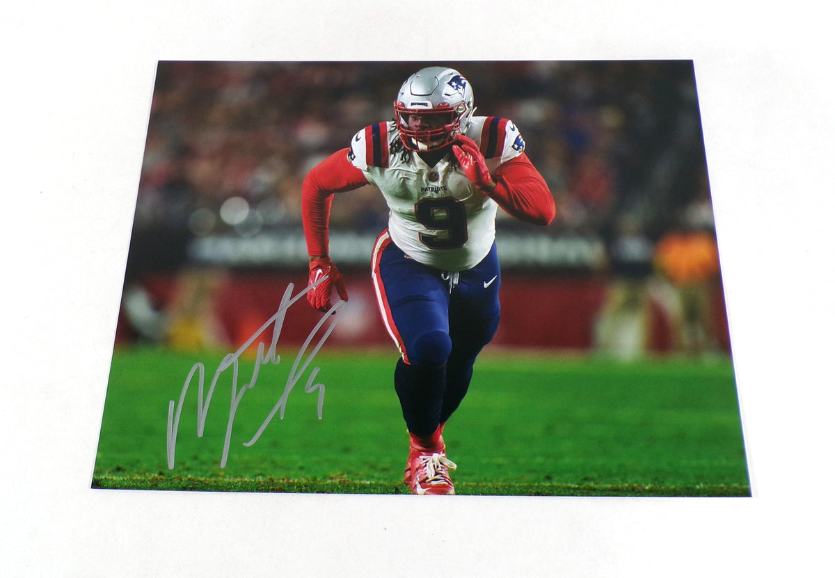 Matthew Judon Signed 8 x 10 Color Photo Patriots Auto