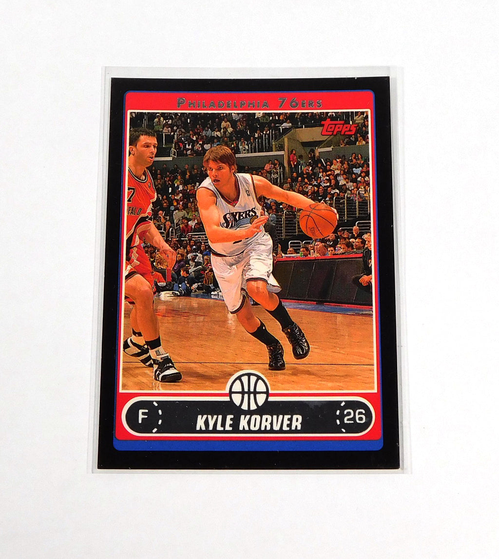 2006-07 Topps Black Kyle Korver #98 Rookie 76ers /99