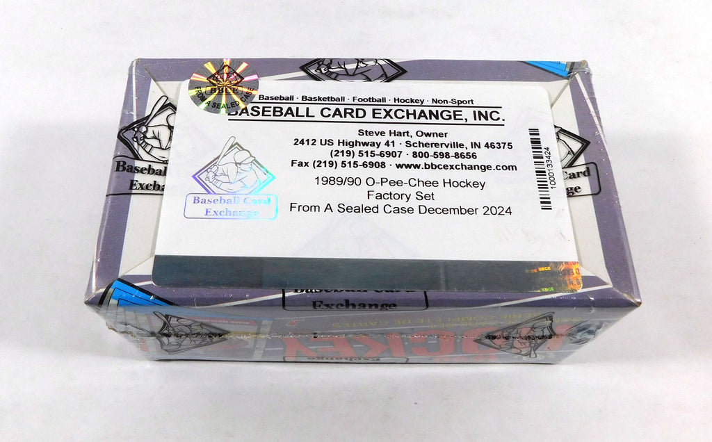 1989-90 O-Pee-Chee Hockey Factory Set (330) BBCE Wrapped FASC From A Sealed Case Pic2