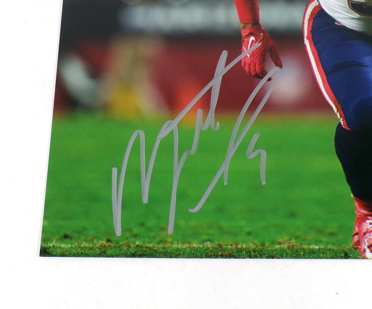 Matthew Judon Signed 8 x 10 Color Photo Patriots Auto Pic2