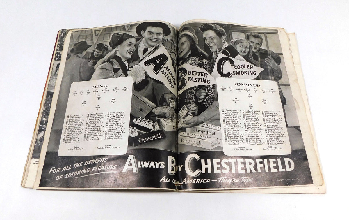1946 Cornell at Pennsylvania College Football Program 11-28-46 Pic2