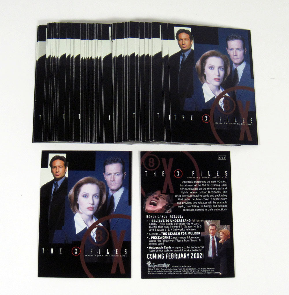 Lot of (50) 2002 Inkworks The X-Files Season 8 Promo Card (XF8-1) Nm/Mt