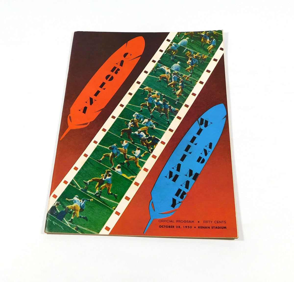 1950 William & Mary at North Carolina College Football Program 10-28-50