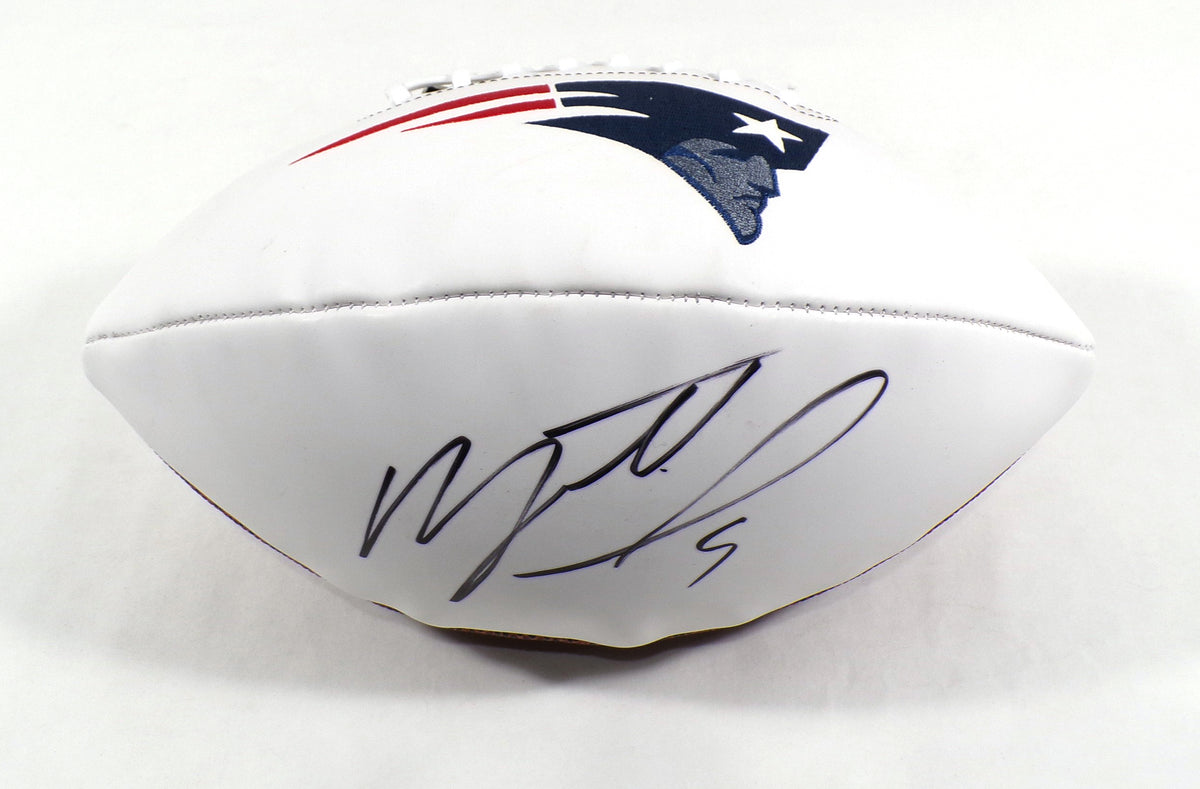 Matthew Judon Signed Official Full Size Football Embroidered Logo Patriots Auto