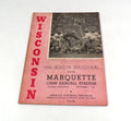 1946 Marquette at Wisconsin College Football Program 9-21-46