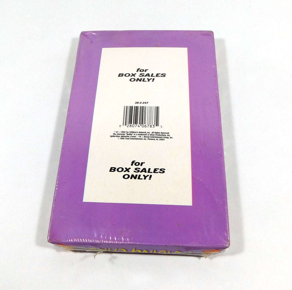 1996 Fleer Fox Kids Network Trading Card Box Sealed (18 Packs) Pic2