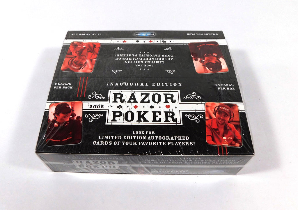2006 Razor Entertainment Razor Poker The Inaugural Edition Box Sealed (24 Packs)