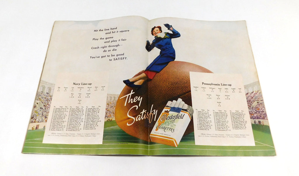 1935 Navy at Pennsylvania College Football Program 11-9-35 Pic2