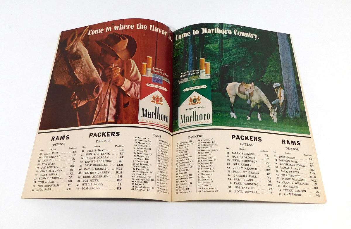 1966 Los Angeles Rams at Green Bay Packers NFL Football Program 9-25-66 Pic2