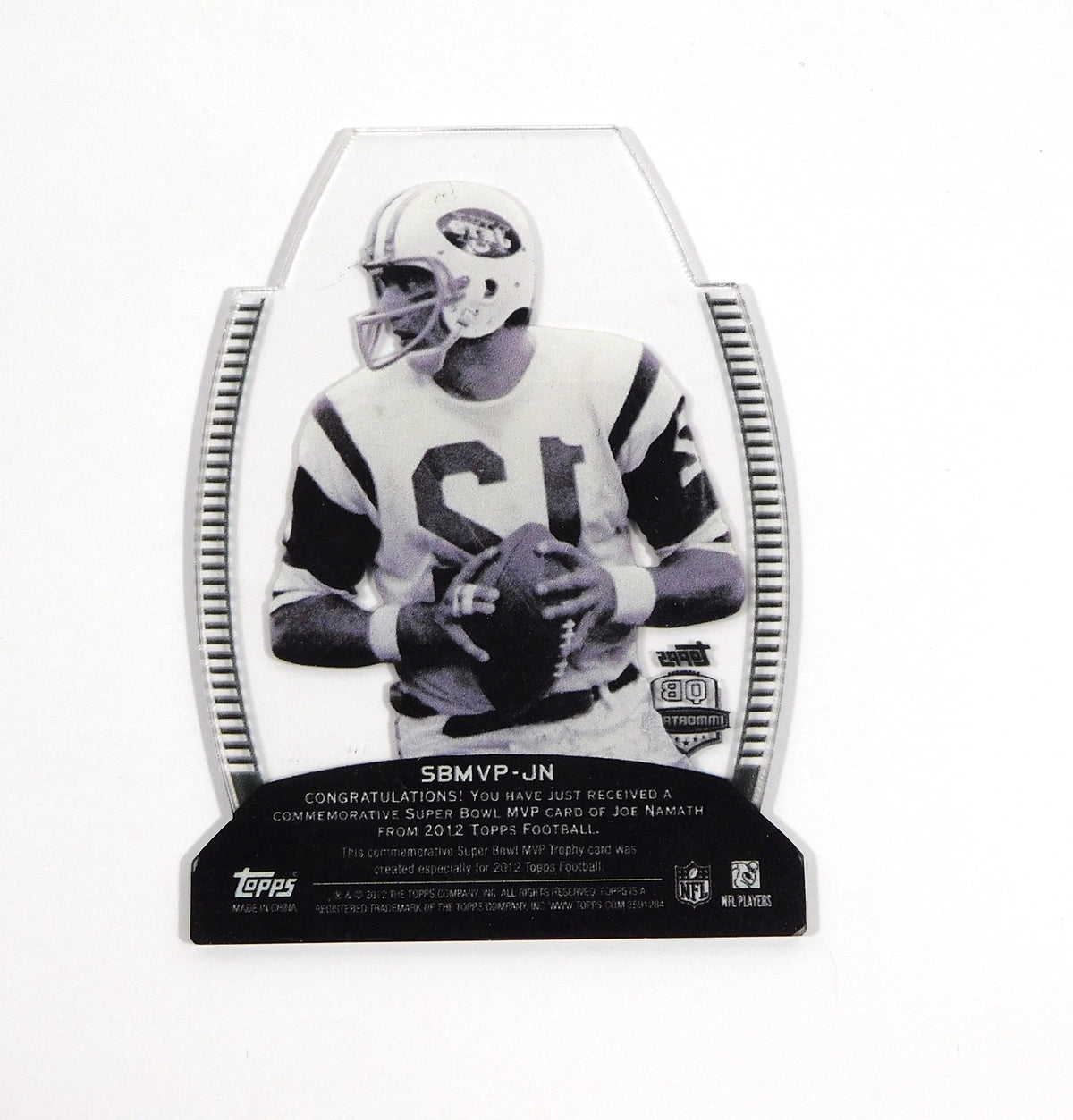 2012 Topps Bart Starr Super Bowl III MVPs #SBMVP-JN Packers Not Serial Numbered Pic2