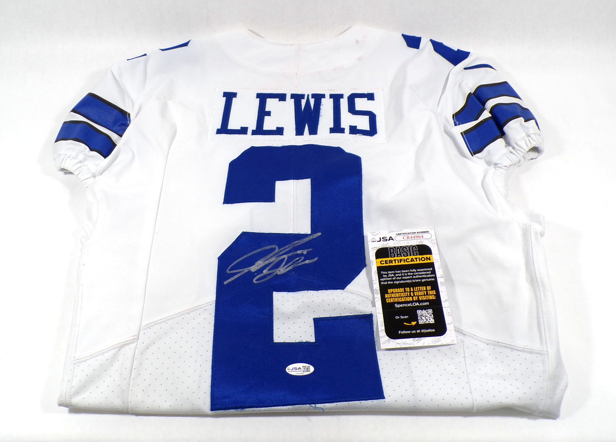 Jourdan Lewis Signed 2022 Nike Football Game Issued Jersey Cowboys JSA Auto Pic2