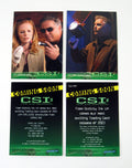 2003 Strictly Ink CSI Crime Scene Investigation Promo Card Set (2) Nm/Mt