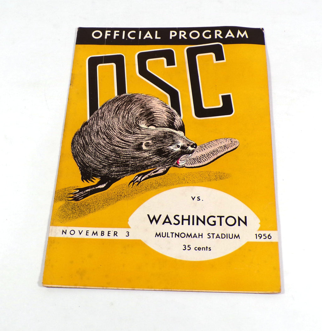 1956 Oregon State at Washington College Football Program 11-3-56
