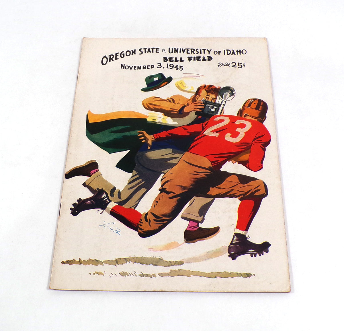 1945 Idaho at Oregon State College Football Program 11-3-45