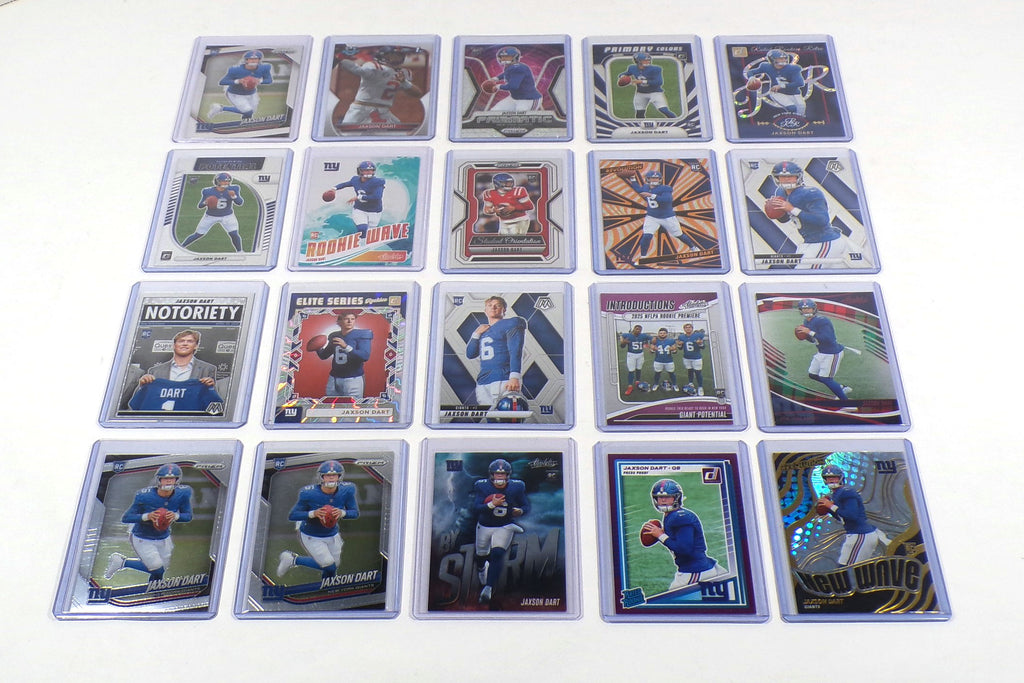 Lot of (36) Assorted 2025 Panini & Bowman U Jaxson Dart Rookies Giants Pic2