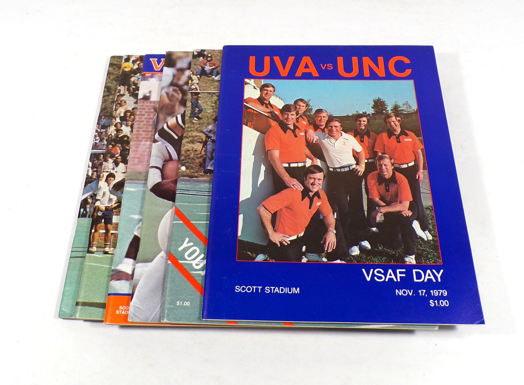 Lot of (6) Different 1979 Virginia College Football Programs