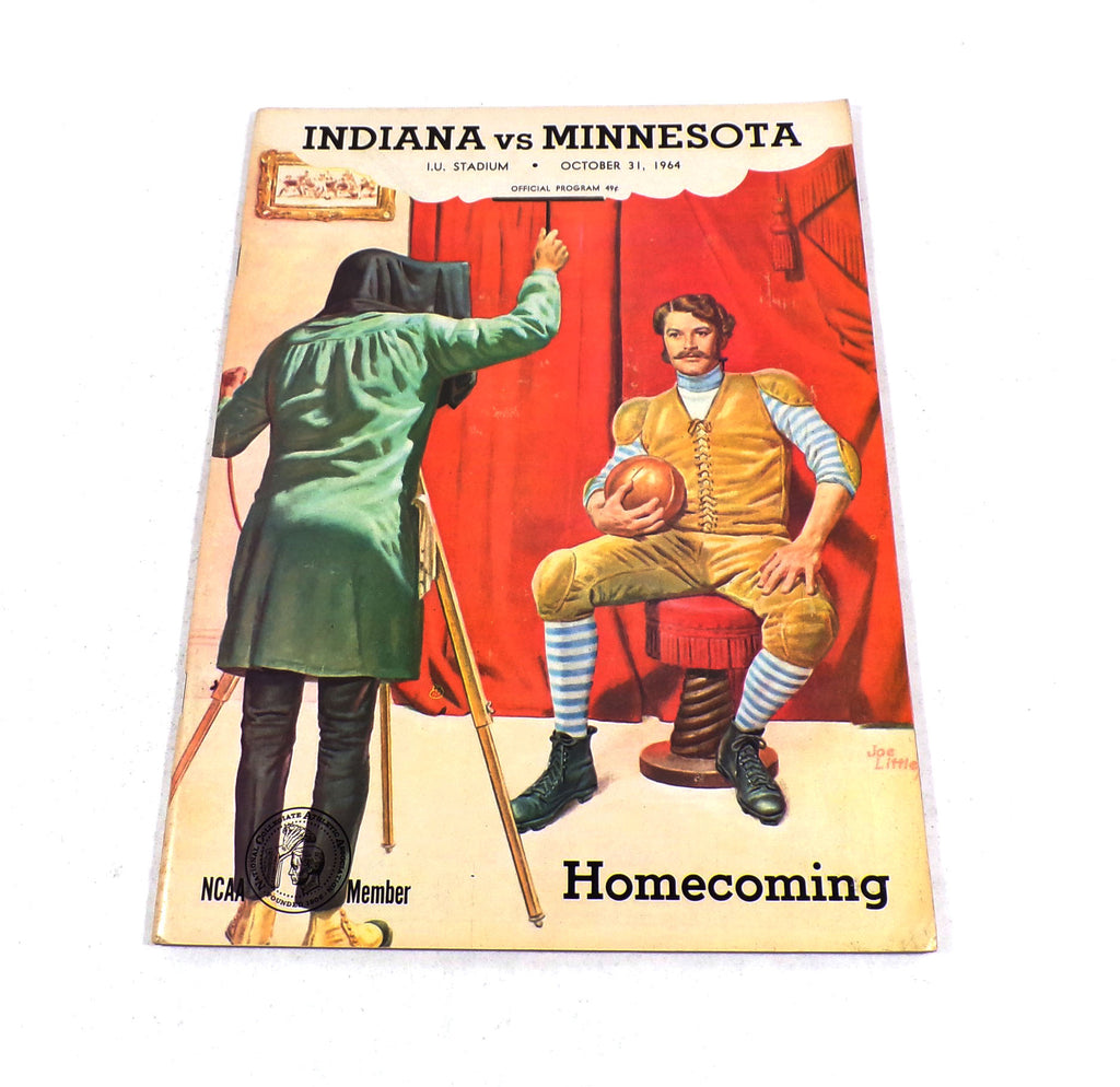 1964 Minnesota at Indiana College Football Program 10-31-64