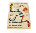 # 1958 San Francisco 49ers at Los Angeles Rams NFL Football Program 11-9-58