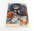 1966 Chicago Bears at Detroit Lions NFL Football Program 9-11-66