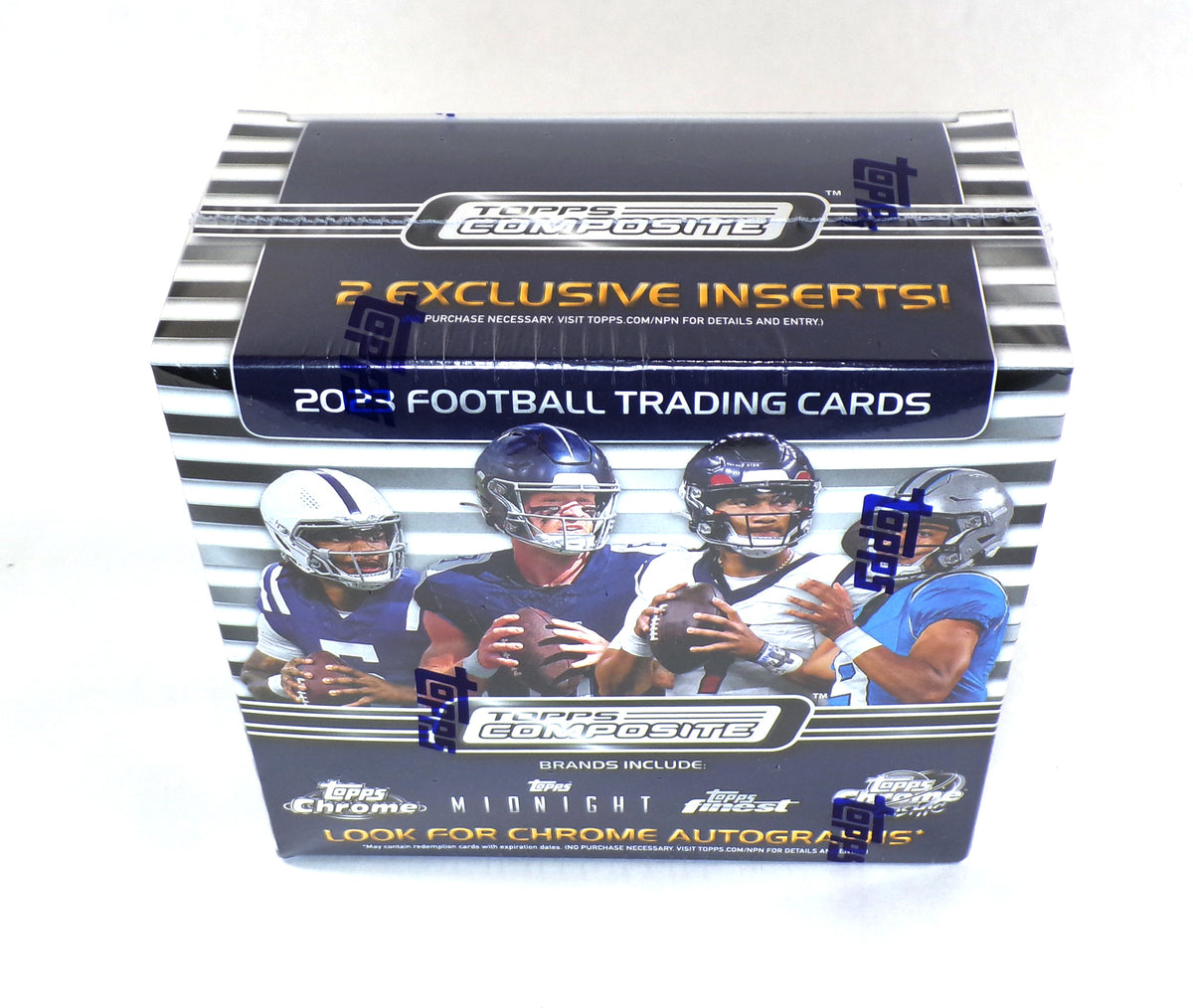 2023 Topps Composite Football Mega Box Sealed (6 Packs) Blue & Orange Spark