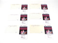 Lot of (6) Signed Freddie Lindstrom Signed 3 x 5 Index Cards 6 JSA Autos