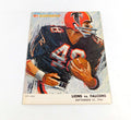 1966 Atlanta Falcons at Detroit Lions NFL Football Program 9-25-66