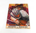 1966 Washington Redskins at Cleveland Browns NFL Football Program 11-20-66