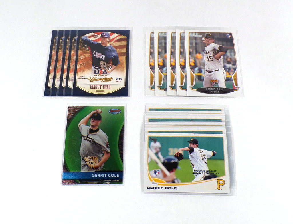 Lot of (26) Assorted 2012 & 2013 Gerrit Cole Rookies Pirates Pic2