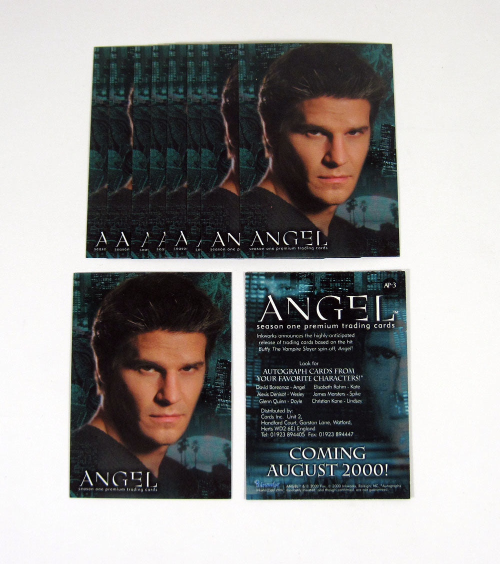 Lot of (10) 2000 Inkworks Cards Inc Angel Season 1 UK Promo Card (AP-3) Nm/Mt