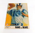 1966 Los Angeles Rams at Chicago Bears NFL Football Program 10-23-66