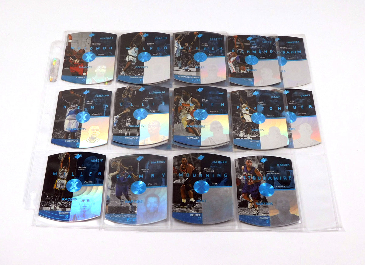 Lot of (22) Different 1997-98 SPx Basketball Sky Blue Parallels DA045603