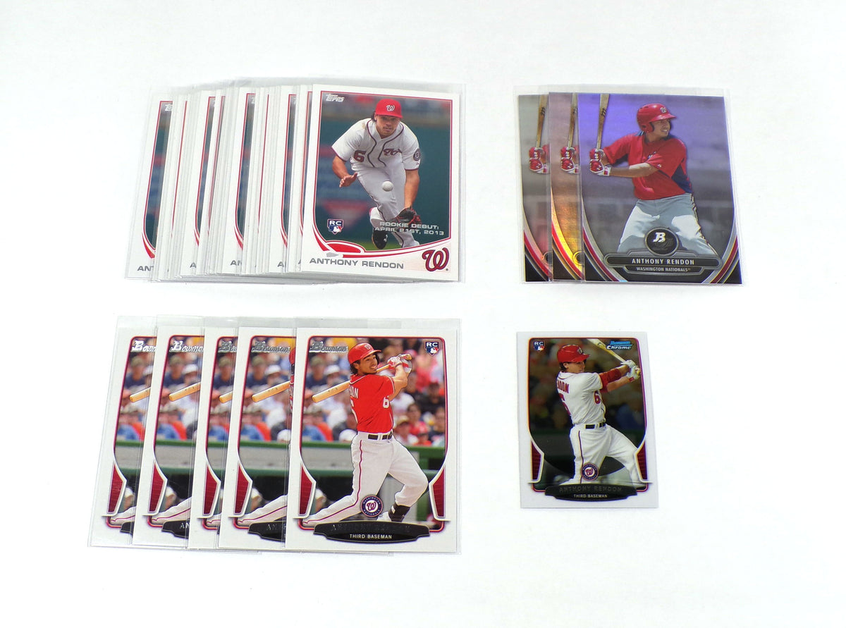 Lot of (29) Assorted 2013 Anthony Rendon Rookies Nationals Pic2
