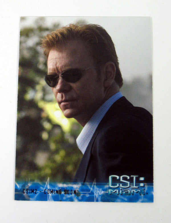 2004 Strictly Ink CSI Miami Series 1 Promo Card (CSIM2) Nm/Mt Pic2