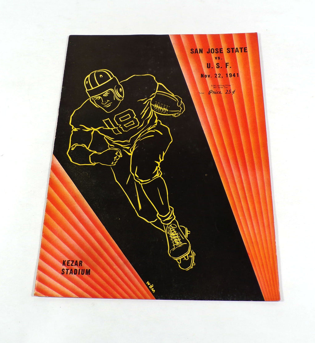 1941 San Jose State at San Francisco College Football Program 11-22-41