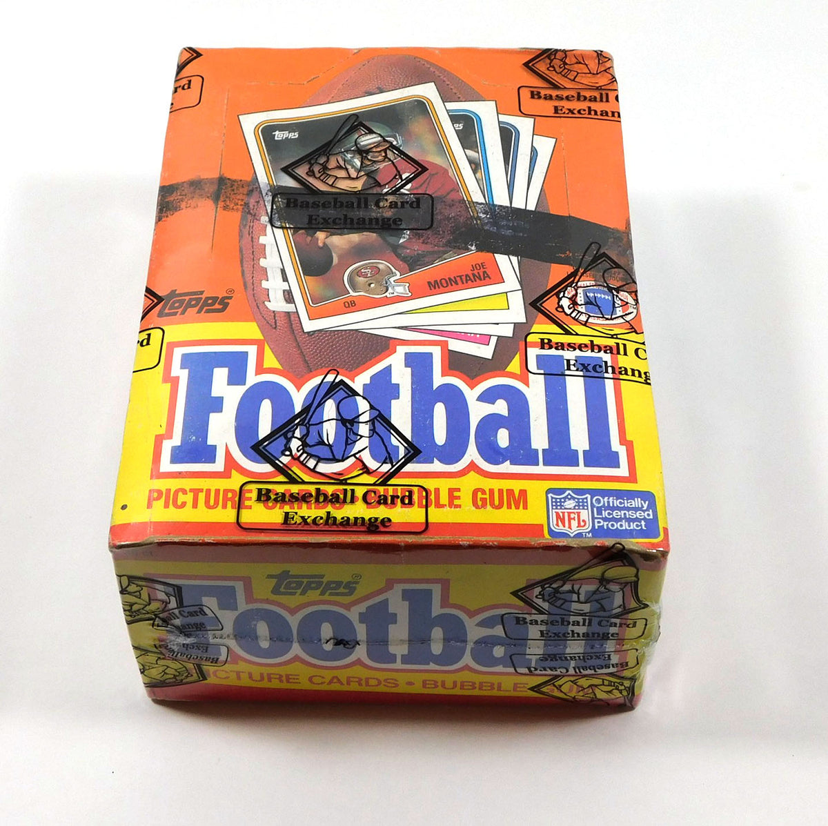 1988 Topps Football Box (36 Packs) BBCE Wrapped X-Out