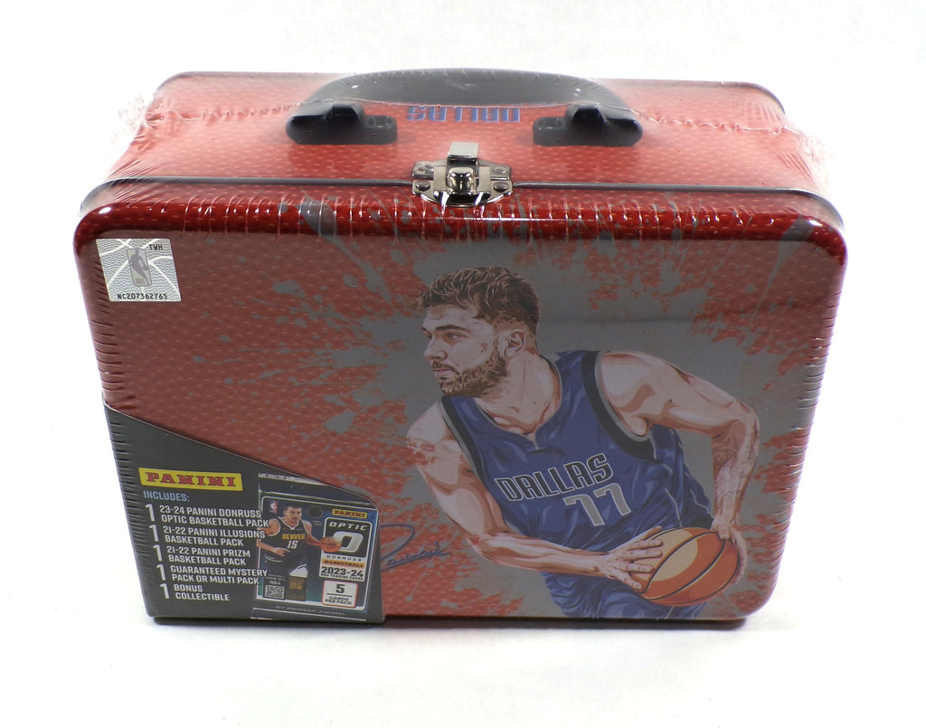 2021-24 Panini Basketball Lunch Box Sealed (4 Packs + Bonus Item) Luca Doncic