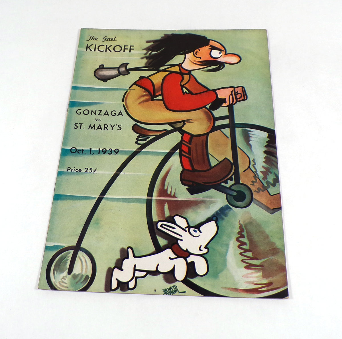 1939 Gonzaga at St. Mary's (CA) College Football Program 10-1-39
