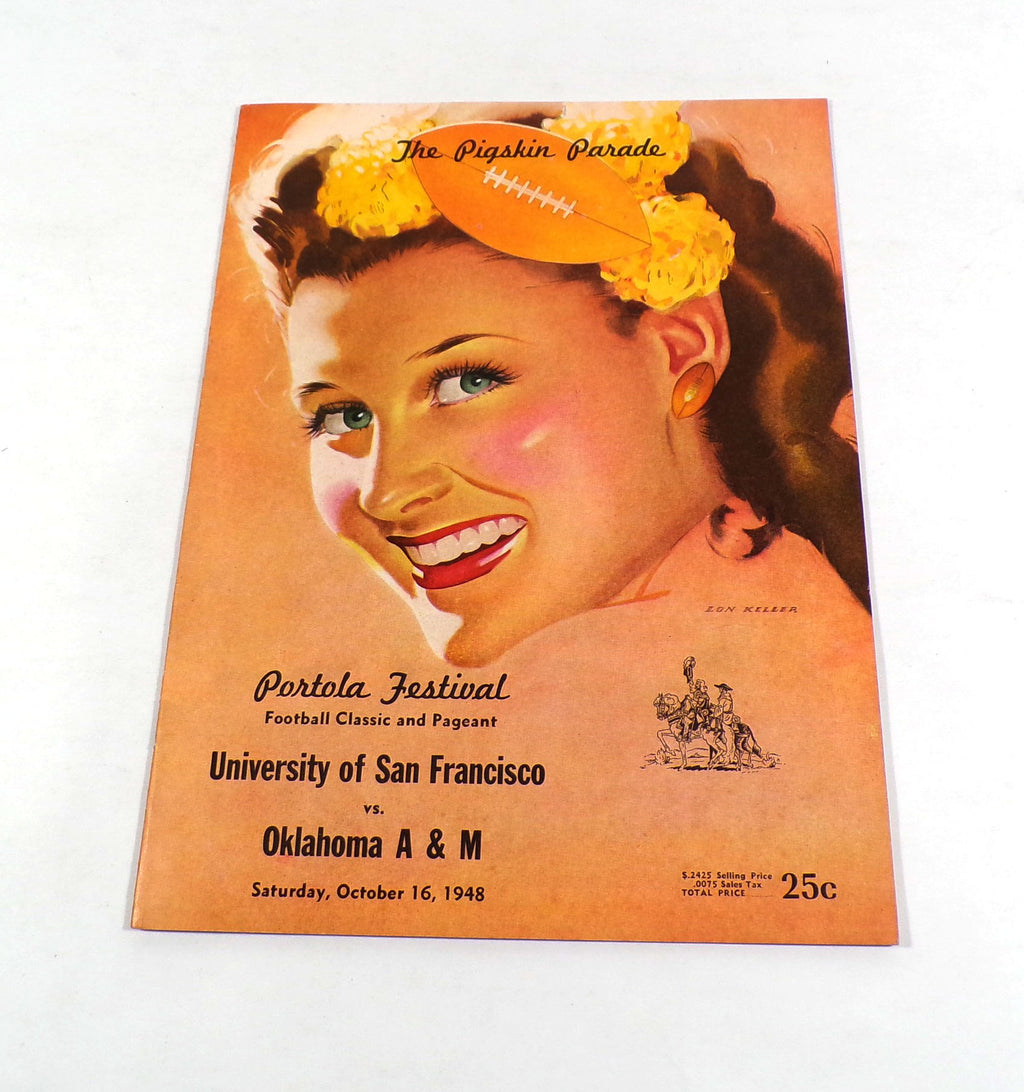 1948 Oklahoma A&M at San Francisco College Football Program 10-16-48