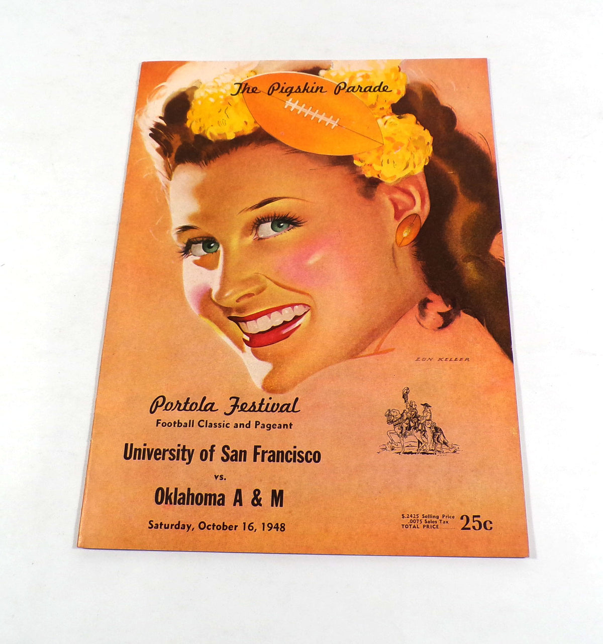 1948 Oklahoma A&M at San Francisco College Football Program 10-16-48