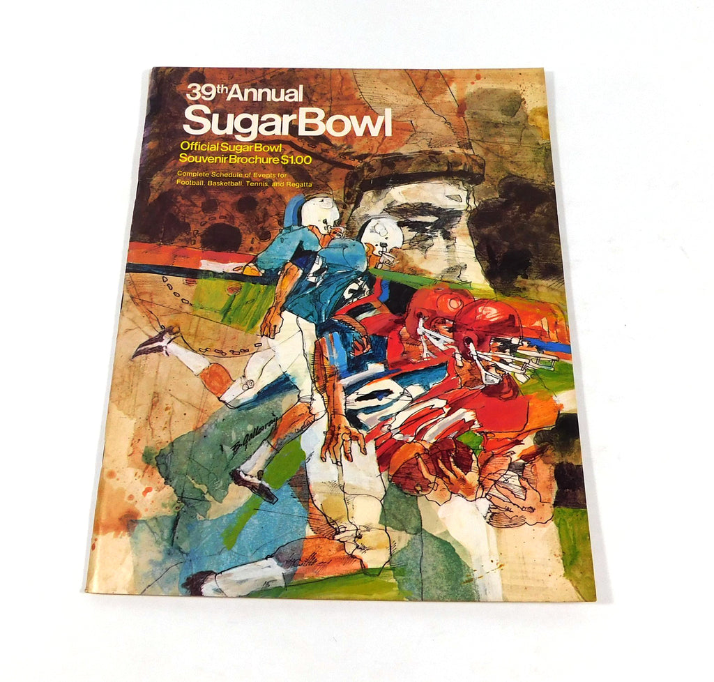 1972 Penn State vs Oklahoma Sugar Bowl College Football Program 12-31-72