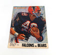 1966 Atlanta Falcons at Chicago Bears NFL Football Program 11-27-66