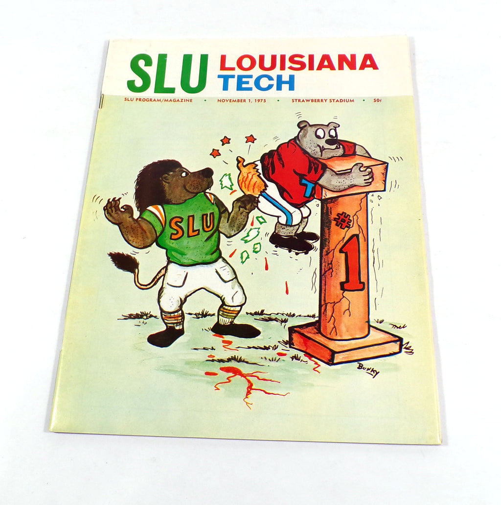 1975 Louisiana Tech at Southeastern Louisiana College Football Program 11-1-75