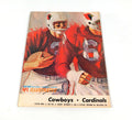 1966 St. Louis Cardinals at Dallas Cowboys NFL Football Program 12-4-66
