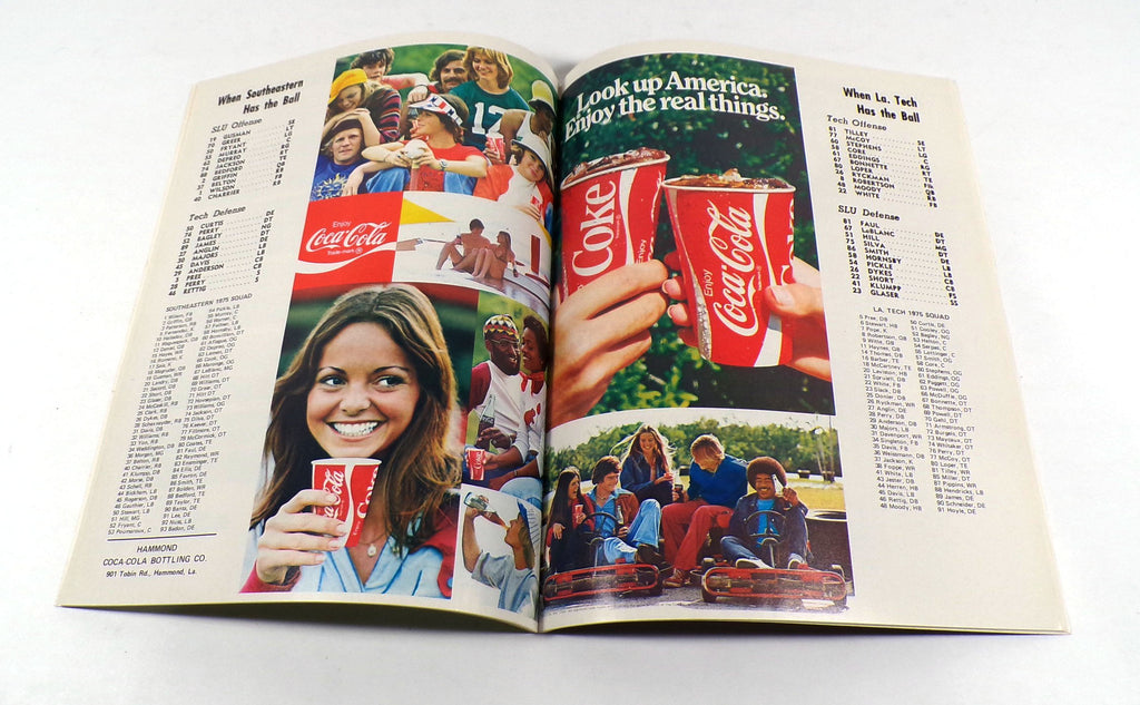 1975 Louisiana Tech at Southeastern Louisiana College Football Program 11-1-75 Pic2