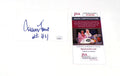 Jerry West Signed 3 x 5 Index Card JSA Auto