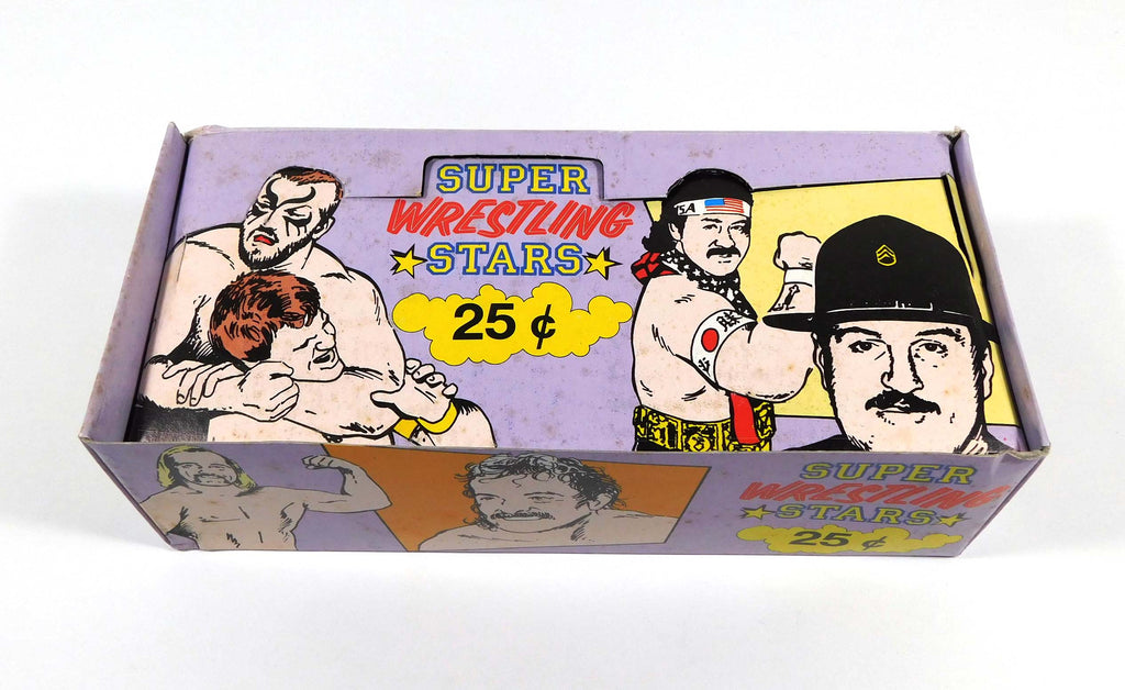 1986 Monty Gum Super Wrestling Stars Box (50 Packs)